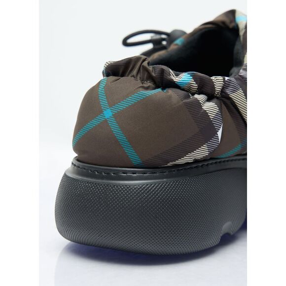 BURBERRY Check Nylon-Blend Pillow Mule - Picture 6 of 7